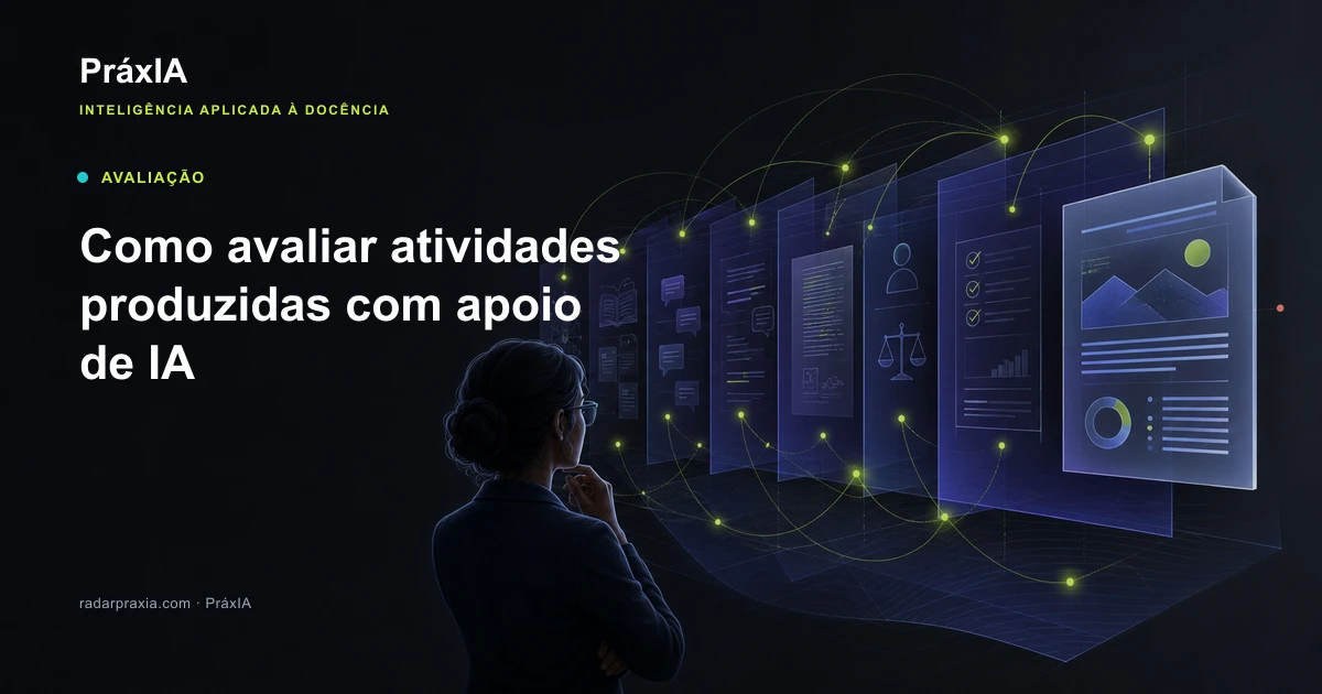 Professor avalia as etapas de aprendizagem por trás de um trabalho produzido com apoio de inteligência artificial